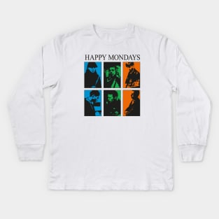 Happy Mondays Kids Long Sleeve T-Shirt